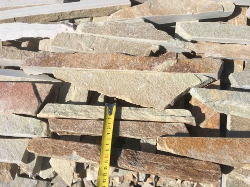 Горбушка златолит золотистый для облицовки купить в Берёзовском