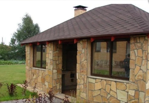 Плитняк златолит жёлтый для фасада 1,5-3 см купить в Берёзовском