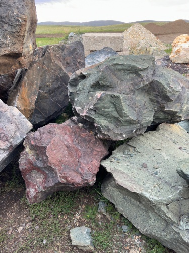 Камни для ландшафтного дизайна зелёные 10-60 килограмм купить в Берёзовском